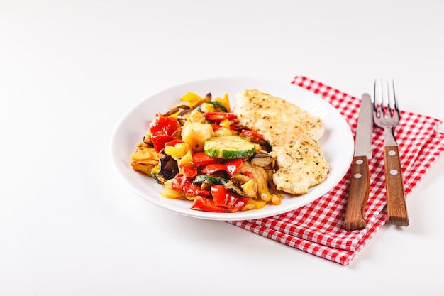 Główne danie na stole